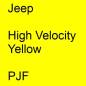 Preview: Jeep, High Velocity Yellow, PJF.